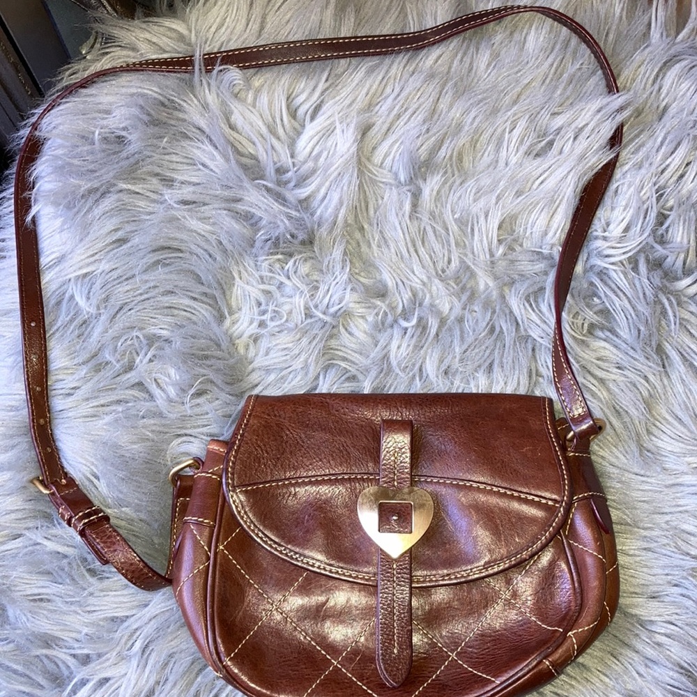 Dooney and Bourke brown leather crossbody